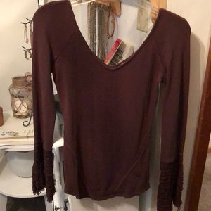 Free people long sleeve shirt